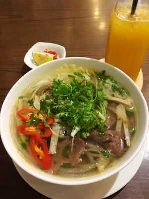 Vegan Pho at Minh Chay - Hang Gai in Hanoi