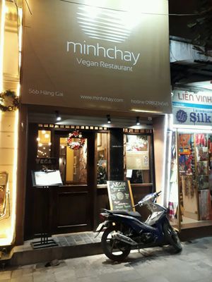Outside  at Minh Chay - Hang Gai in Hanoi