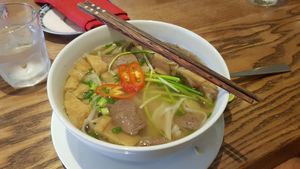 Vegan Pho at Minh Chay - Hang Gai in Hanoi