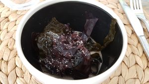 Dulse algae and soup at ONA in Ares