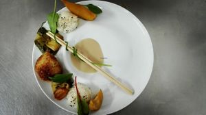 Main Dish of the Asian gastronomic Menu at ONA in Ares