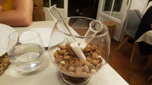 Almond milk at ONA in Ares