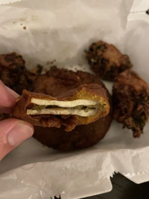 Photo of what could have been tofu but they called and confirmed it was cheese  at All India in Pittsburgh