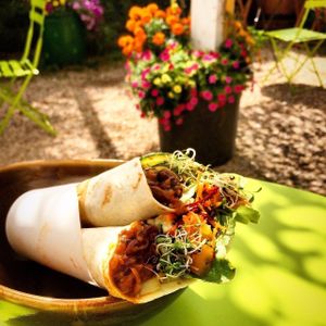 Wrap Double Vegan at Vegan Truck in Marcy-letoile