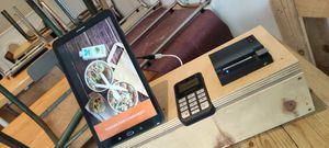 Tablet for choice at SAMAM - Cantine végétale in Paris