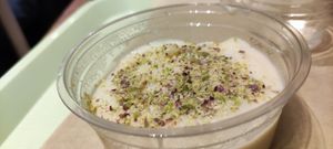 orange blossom flan at SAMAM - Cantine végétale in Paris