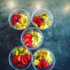 Fruit salad  at SAMAM - Cantine végétale in Paris