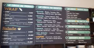 New menu in April 2019 ! at SAMAM - Cantine végétale in Paris