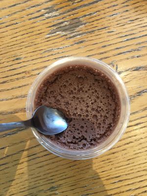 Yummy Aquafaba mousse 😋  at SAMAM - Cantine végétale in Paris