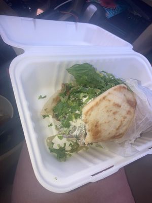 gyro  at Greens and Grains in Galloway