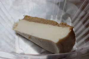 Vegan cheesecake (not raw!) at Greens and Grains in Galloway