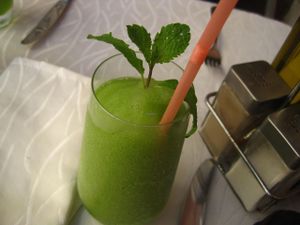 Special mojito at Dona Eutimia in Havana