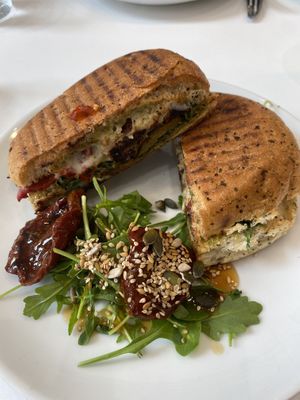 Mediterranean veg sandwich at Picnic in Glasgow