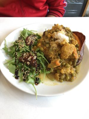 Curry and sweet potato  at Picnic in Glasgow