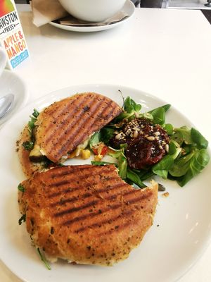 Mediterranean vegetables sandwich at Picnic in Glasgow