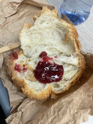 Croissant with jam  at Picnic in Glasgow