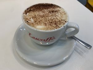 Oat milk cappuccino   at Picnic in Glasgow