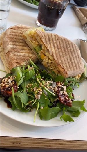 tuna cheese melt  at Picnic in Glasgow