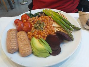 Full cooked breakfast at Picnic in Glasgow