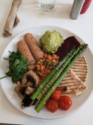 Full breakfast at Picnic in Glasgow