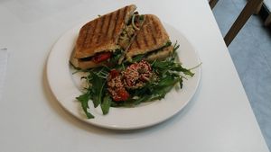 Mediterranean Vegetable Panino at Picnic in Glasgow