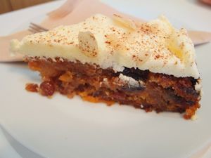 Carrot cake at Picnic in Glasgow