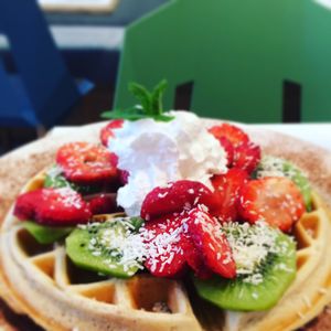 Waffles yum at Picnic in Glasgow