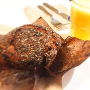 Banana and pecan muffin at Picnic in Glasgow