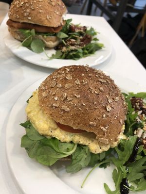 “Egg” salad sandwich and BLT at Picnic in Glasgow