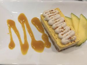 Mango & white chocolate cheesecake 😀 at Picnic in Glasgow