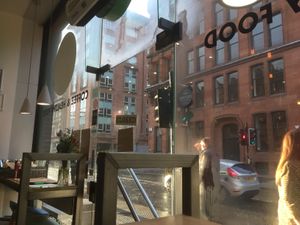 View out near the door. at Picnic in Glasgow