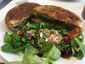 Mediterranean Vegetable Focaccia at Picnic in Glasgow