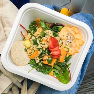 brown rice salad to go at Picnic in Glasgow