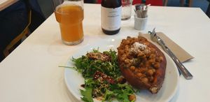 Curry of the day with sweet potato! at Picnic in Glasgow