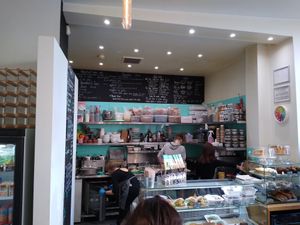 The counter at Picnic in Glasgow