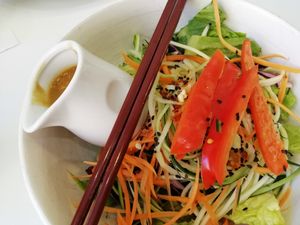 Raw pad thai at Picnic in Glasgow