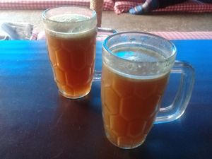 Mint ginger limonada at Divine Nature in Dharamkot