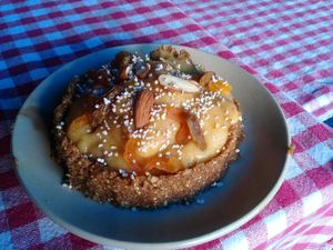 Raw Mango Pie at Divine Nature in Dharamkot