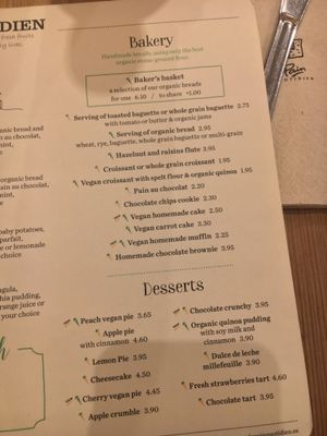 Bakery at Le Pain Quotidien - Gran Via in Madrid