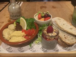 Vegan Brunch at Le Pain Quotidien - Gran Via in Madrid