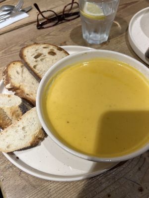 Soup of the dayy  at Le Pain Quotidien - Georges Favon in Geneva