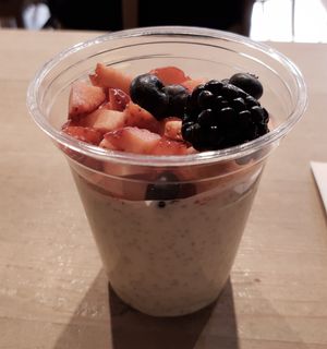 Chia pudding at Le Pain Quotidien in Lausanne