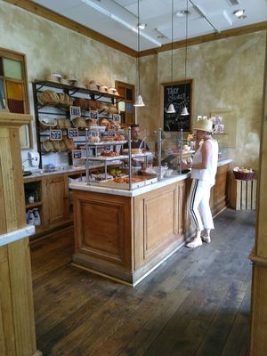 Fresh breads and pastries at Le Pain Quotidien in Zurich