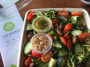 Mediterranean salad  at The Source in San Jose