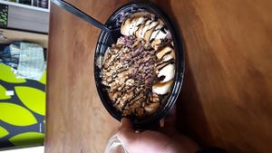 cacao and almond butter acai at The Source in San Jose