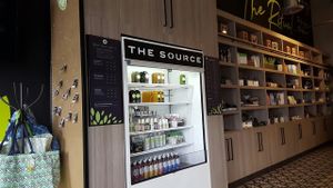 fridge at The Source in San Jose