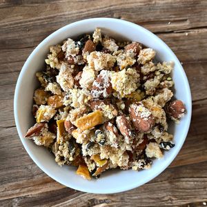 Ziva Raw Sprouted Granola in Coconut available in a jar or bag.

Ready for order on our online shop.  at Ziva To Go - Industrial in Mallorca