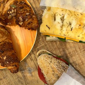 Freshly baked bread and pastries at Ziva To Go - Industrial in Mallorca