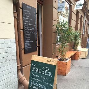 outside/entrance at Vegan&Raw in Hannover