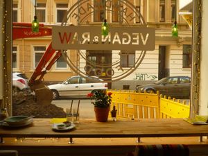 Interior at Vegan&Raw in Hannover